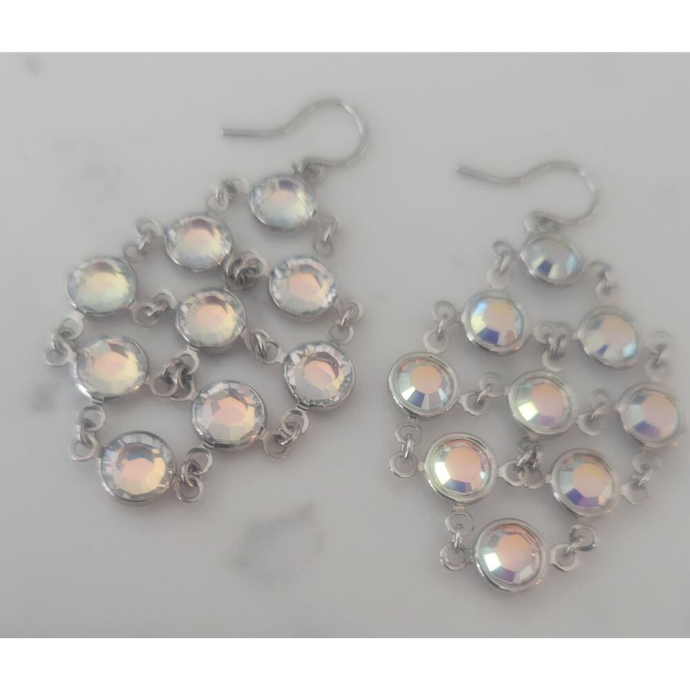 Swarovski Touchstone Crystal Earrings EUC Worn Once